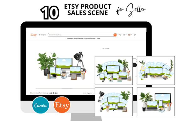 10 Etsy Product Sale Scene: Elevate Your Digital Listings