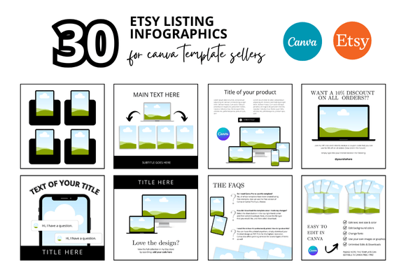 30 Etsy Listing Photo Infographics: Elevate Your Shop's Visual Storytelling
