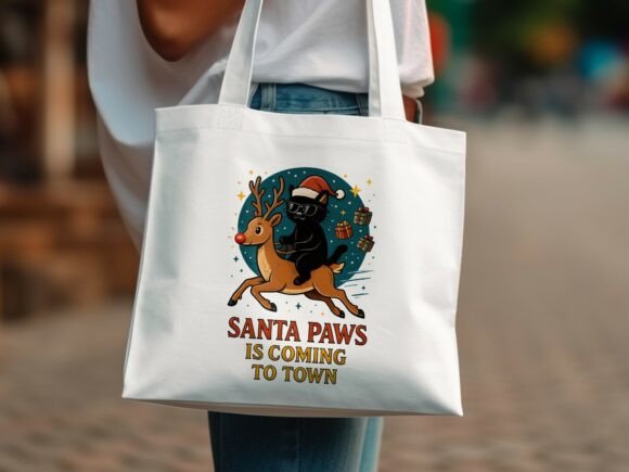 Funny Santa Paws PNG: A Designer's Holiday Asset