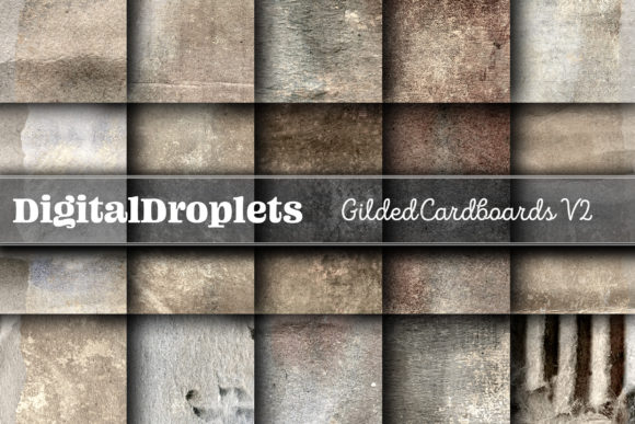 Gilded Cardboards Vol. 2: Textured Backgrounds for Authentic Design